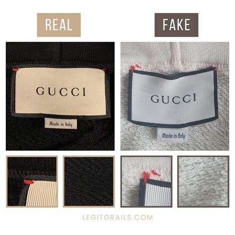 gucci x champion hoodie real vs fake|how to tell gucci hoodie.